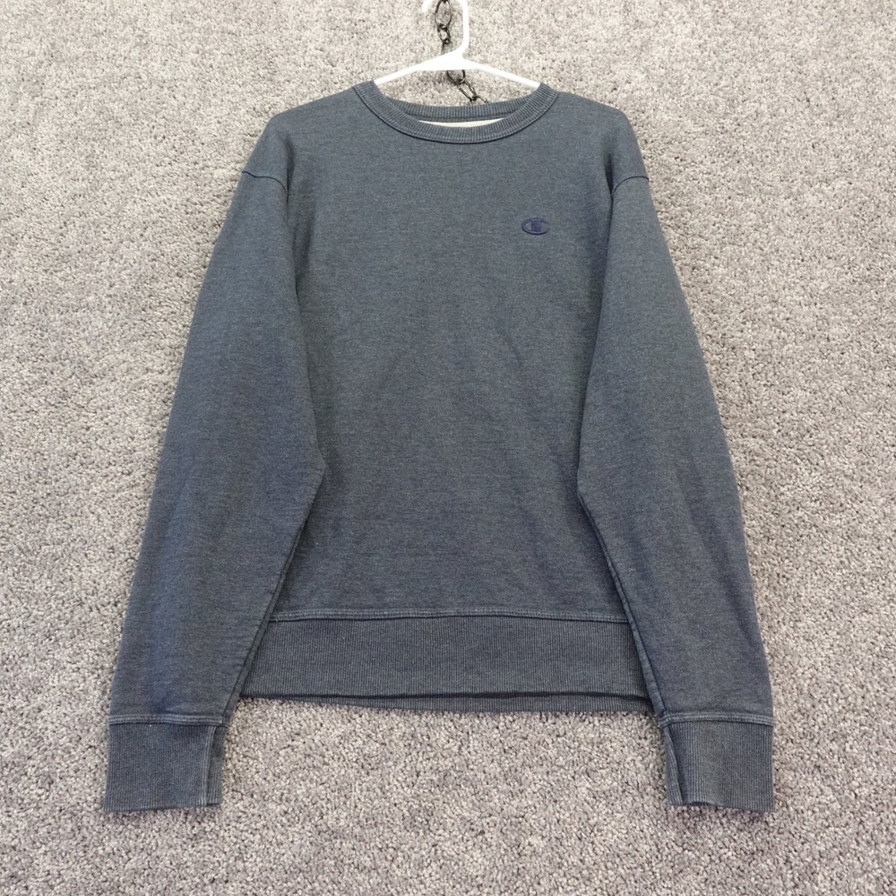 Champion Sweatshirt Mens Medium Gray Pullover Authentic Athleticwear Long Sleeve